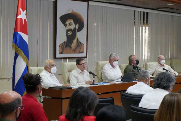 Cuban President Miguel Díaz-Canel on Monday led the analysis of the main results and projections of the country's foreign policy for 2022