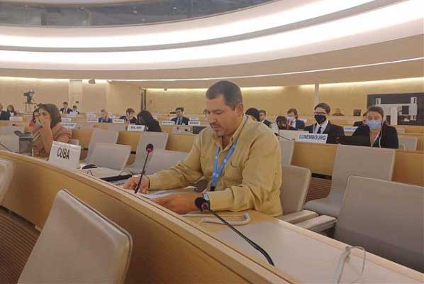 Cuba's ambassador to the UN in Geneva, Juan Antonio Quintanilla. Photo: Prensa Latina