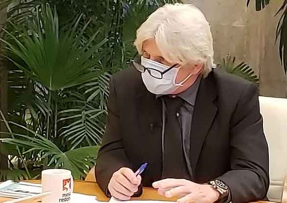 Dr. Raúl Guinovart Díaz, dean of the Faculty of Mathematics and Computer Science at the University of Havana. Photo: RHC File