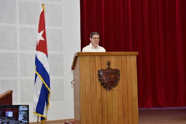 Cuban Foreign Minister, Bruno Rodríguez Parrilla.
