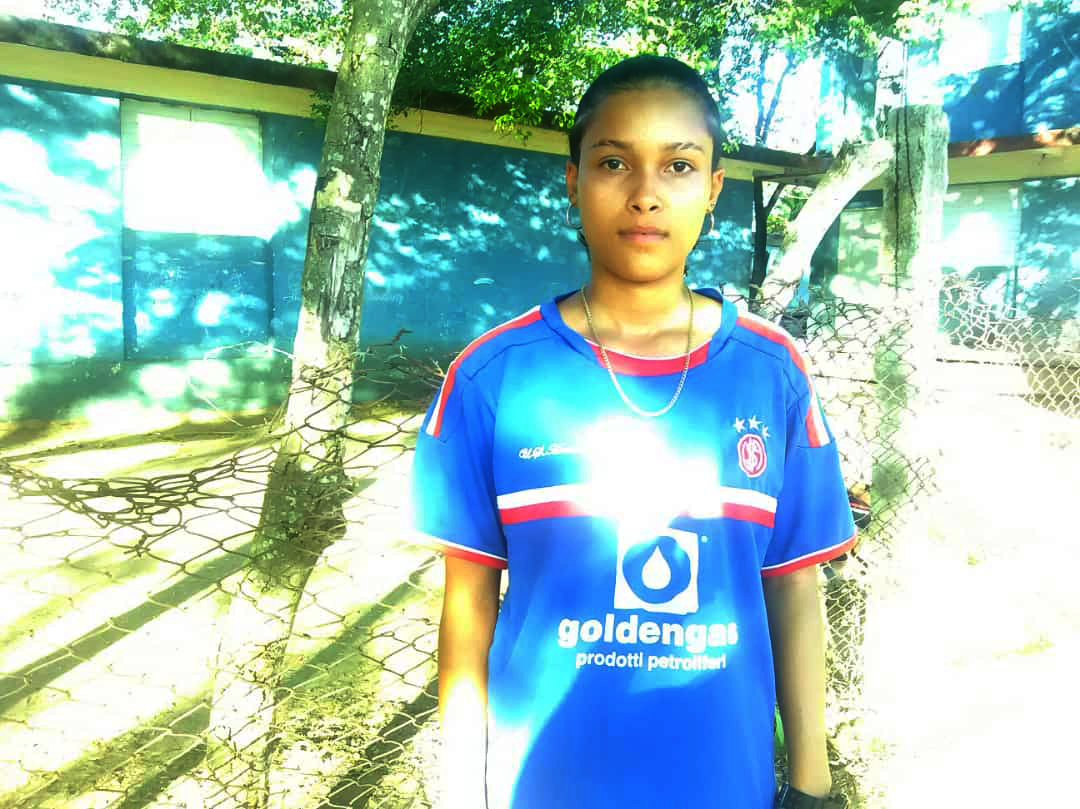 Soccer player Annalie Alonso Gómez.