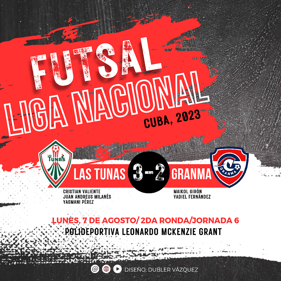 Las Tunas defeated Granma in National Indoor Soccer League