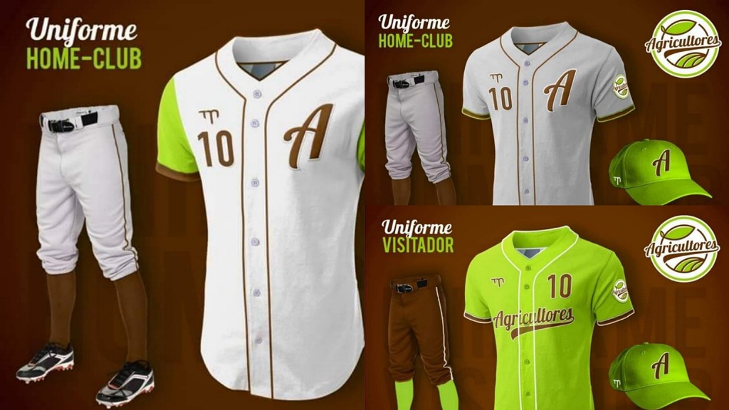 Agricultores will be dressed in brown and lime green