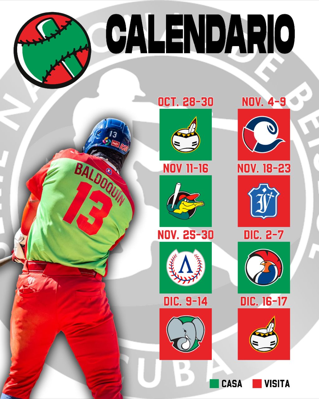 calendario serie 64 2