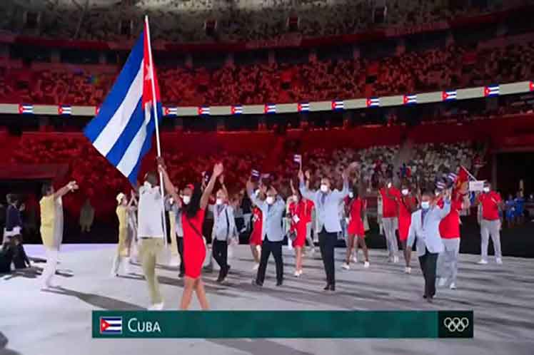 The Cuban delegation placed 14th