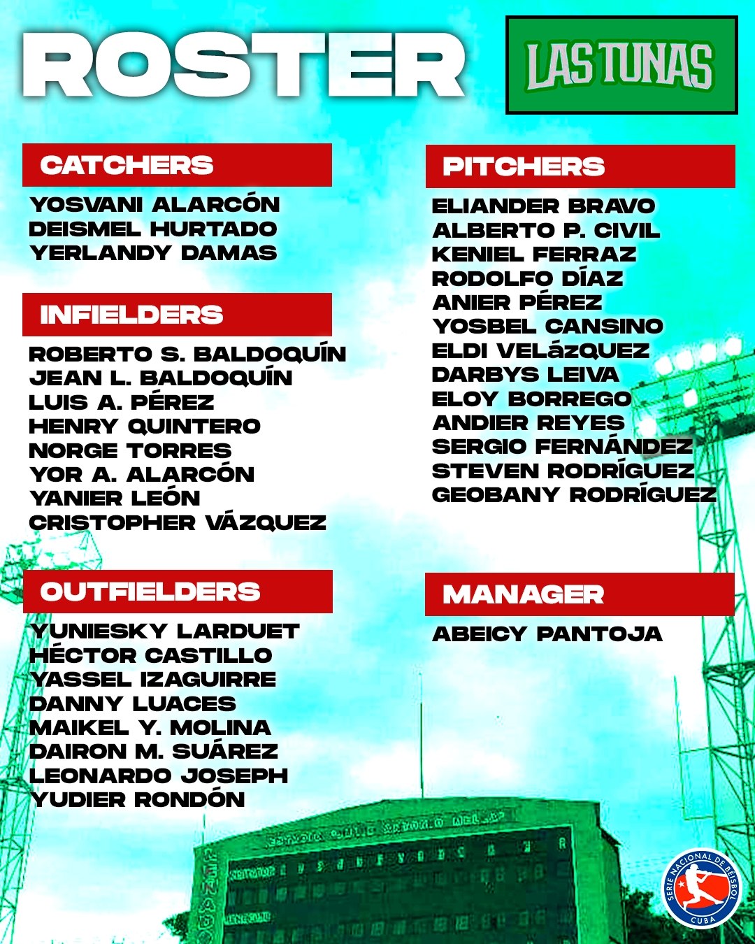 leñadores roster serie 655