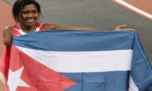 Cuban athlete Yunidis Castillo