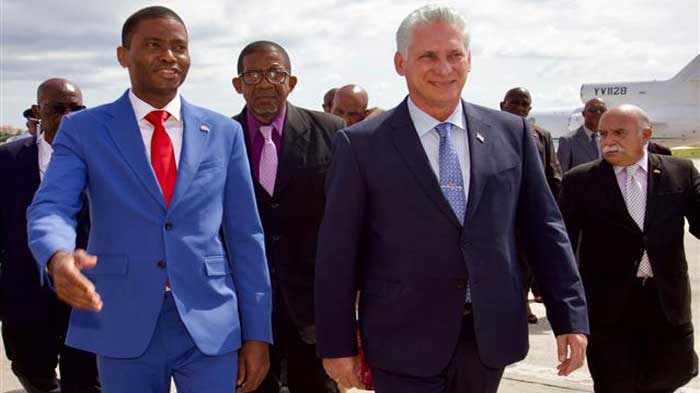 Miguel Díaz-Canel comenzó hoy su visita oficial a Granada