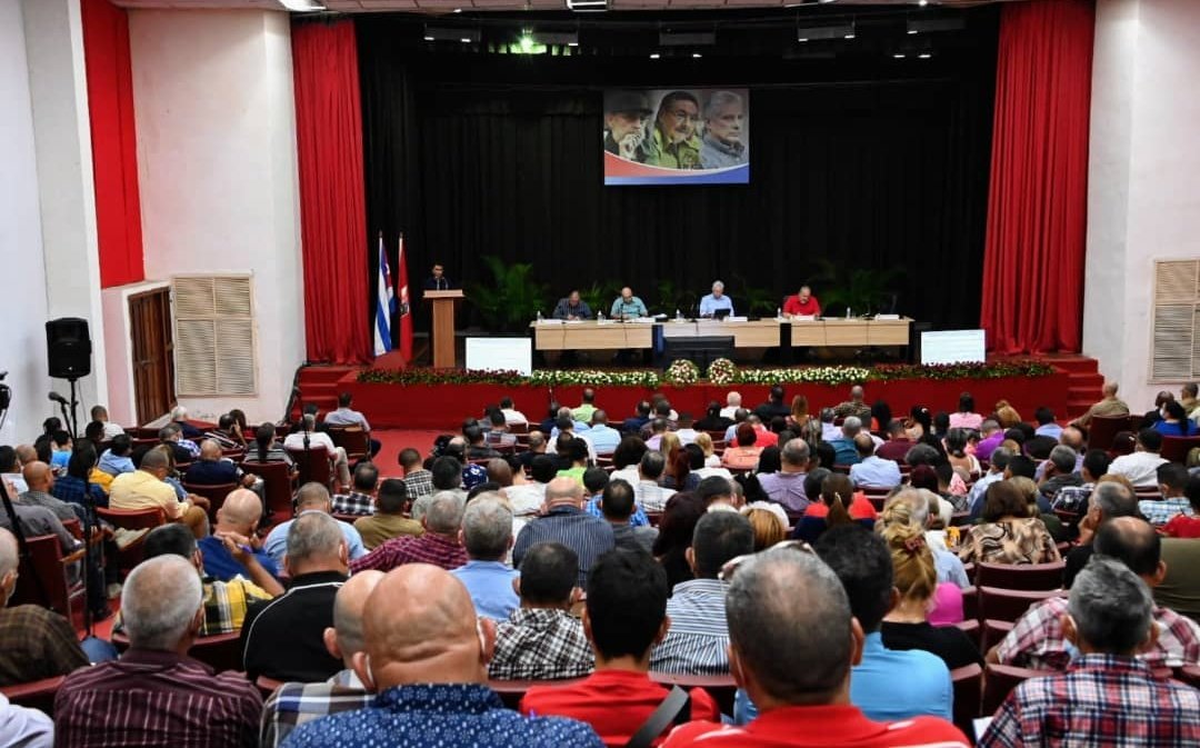 Cuban President Miguel Díaz-Canel Bermúdez in a working visit to Las Tunas