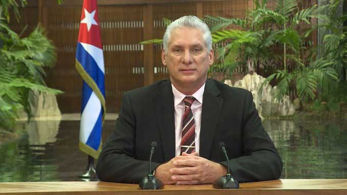 Cuban president's virtual speech at the meeting of the Supreme Eurasian Economic Council