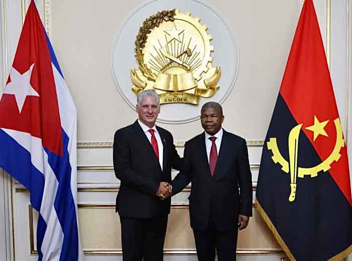 Diaz-Canel held talks with his Angolan counterpart