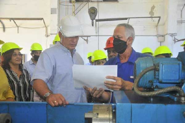 El Jefe de Estado cubano en la CTE Ernesto Guevara de la Serna Foto: Brenda Castellanos