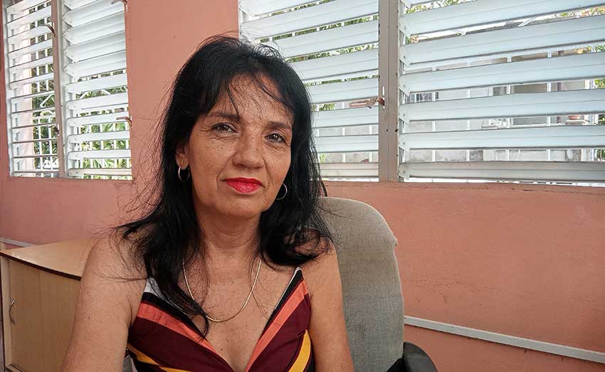 Mirla Palomino Tamayo, jefa del Departamento de Contabilidad del Tribunal Provincial Popular Las Tunas