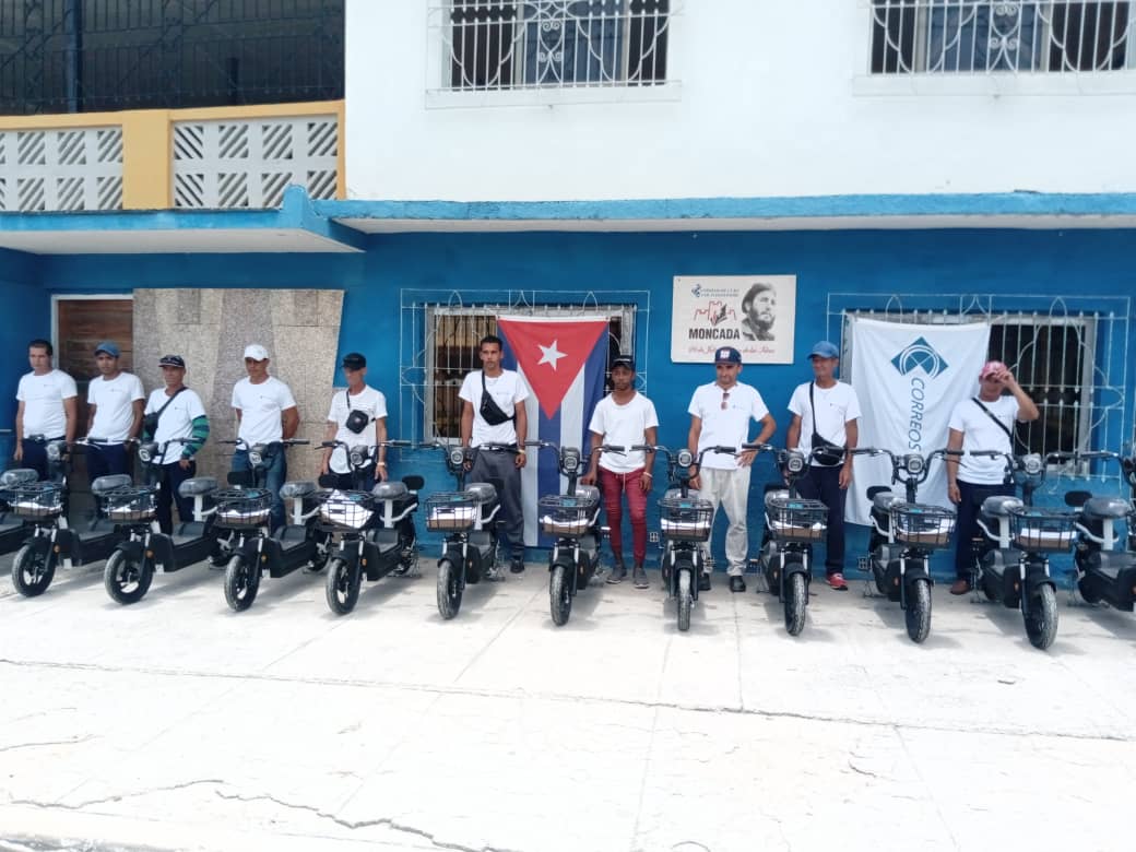 Electric bicycles contribute to boost Post Office deliveries in Puerto Padre.