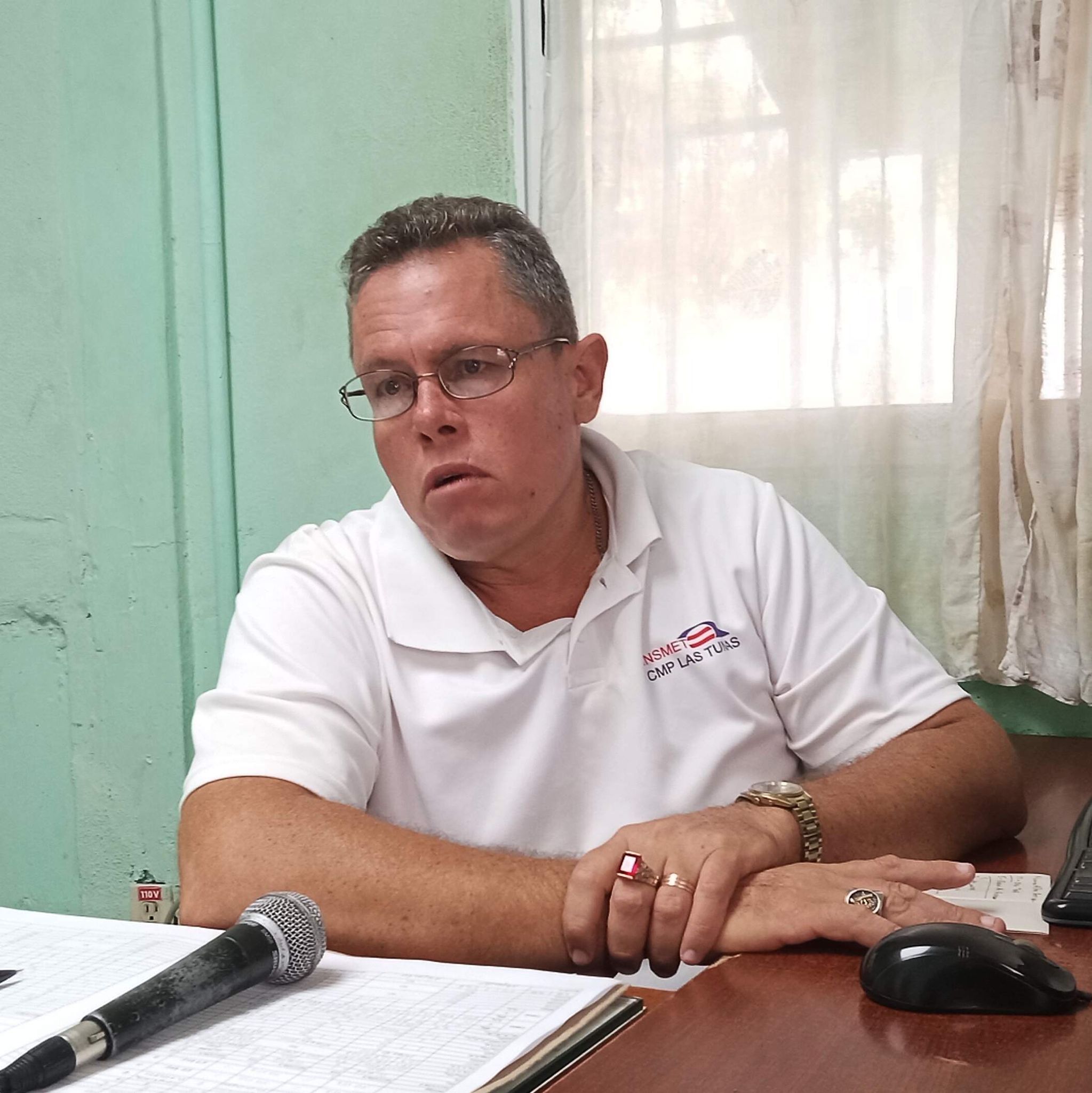 Joandro Vidal Sanchez, chief specialist of the Meteorological Station in Puerto Padre