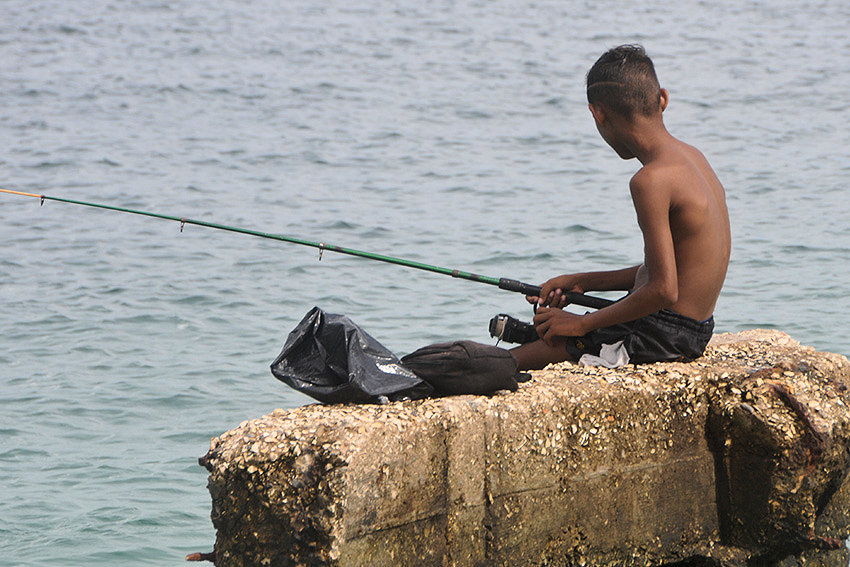 Las Tunas people enjoy the  north coast beaches