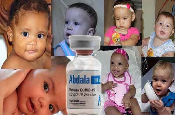 Estudio clínico con la vacuna antiCovid-19 Abdala para niños menores de 2 años