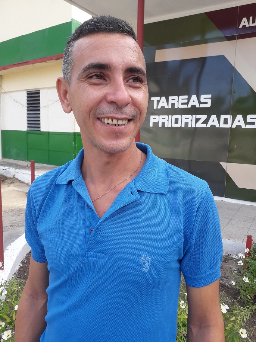 Yoandry Ávila, president of Las Tunas' ACTAF branch