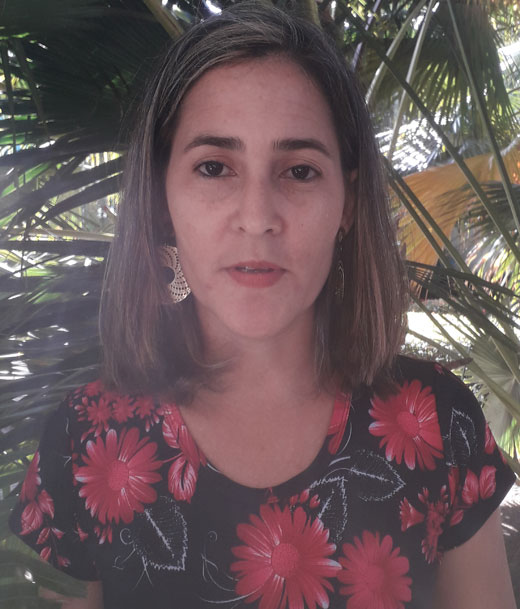 Zenia Torres Santos, director of the Provincial Plant Health Laboratory