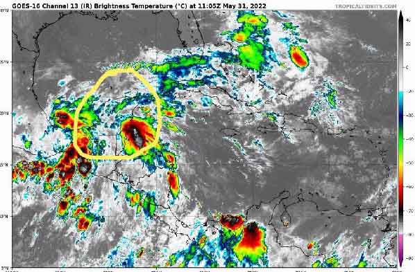 Rains are forecast for this week in Cuba's western and central regions.