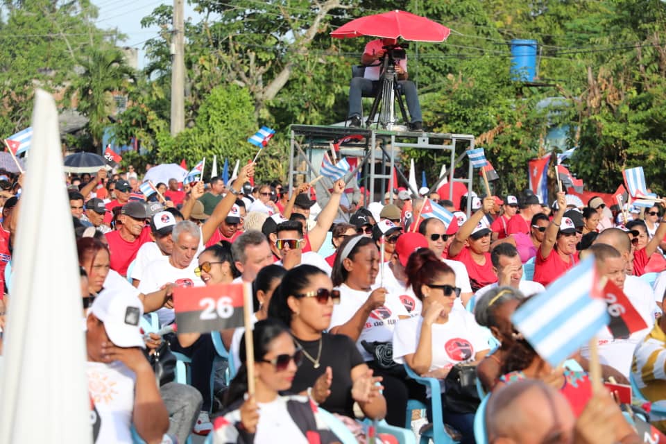 Las Tunas Provincial Act in honor of the 72nd anniversary of July 26 events.