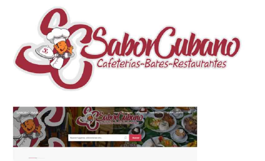 Sabor Cubano digital platform for gastronomy services.