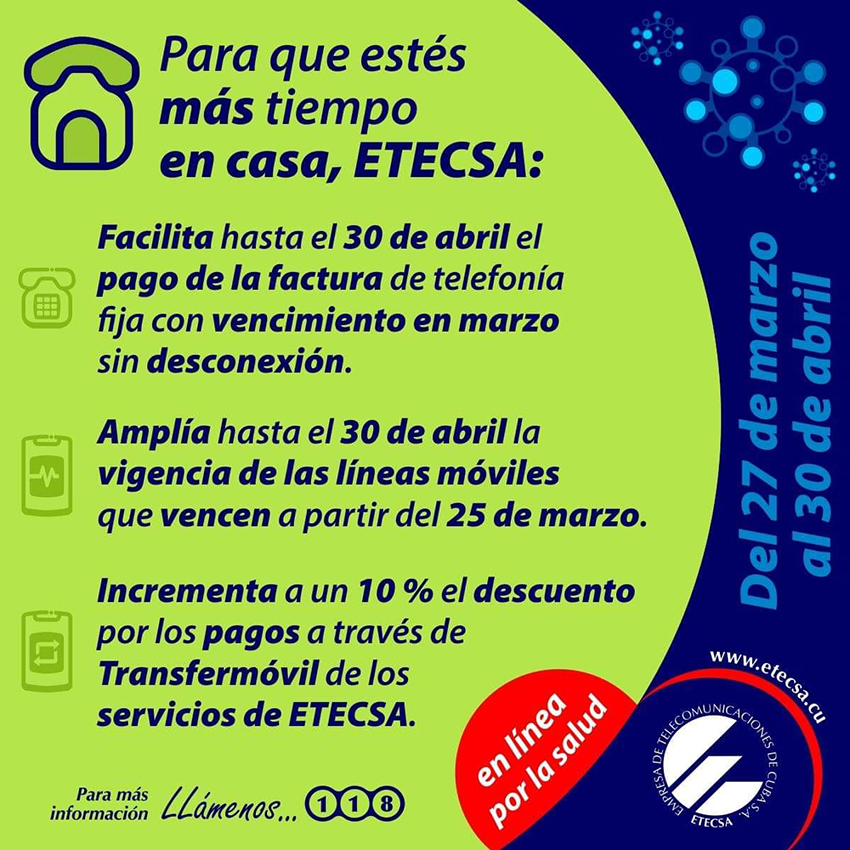 etecsa medidas covid1 Cuba