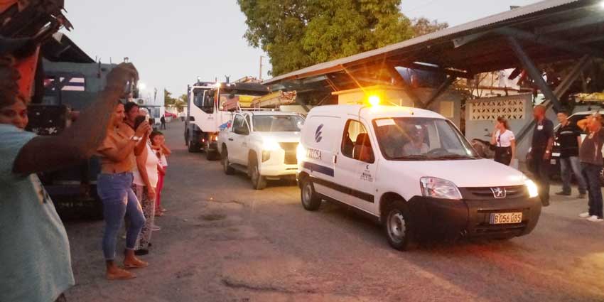 Regresan trabajadores de Etecsa Las Tunas que brindaron ayuda en Pinar del Río