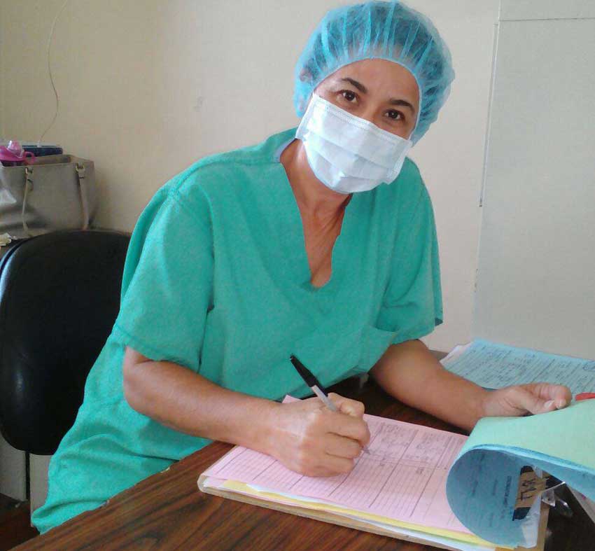Marbelis Ricardo Vázquez, a nurse from Las Tunas province.