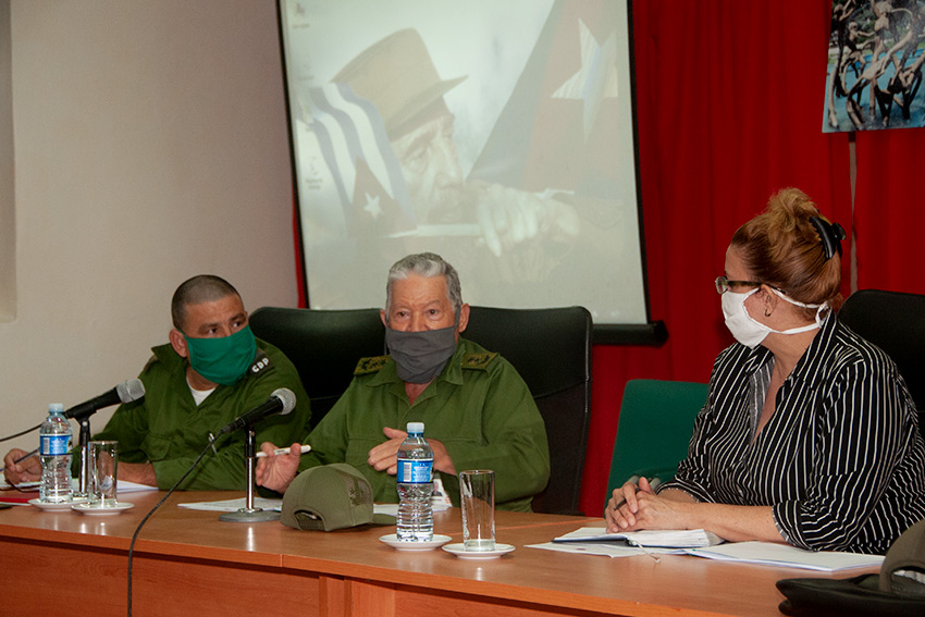 Major General Ramón Pardo Guerra, head of the National General Staff of the Civil Defense, assesed epidemioogical situation