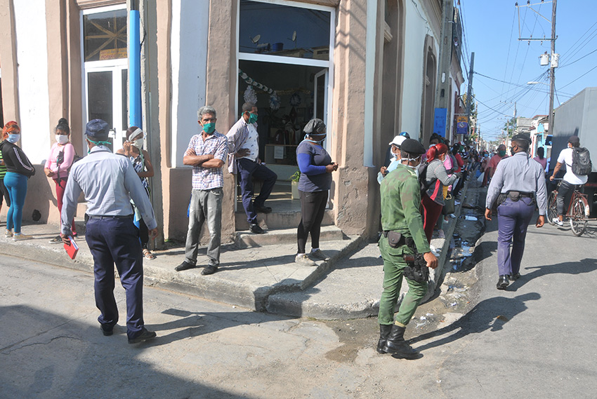 Combatants of the Ministry of the Interior in Las Tunas in times of COVID-19