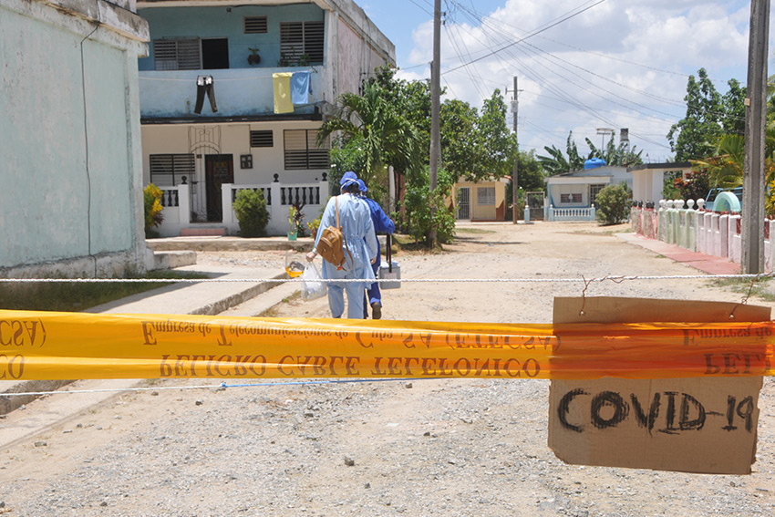 In the Aguilera District, a community transmission event was declared. Photo: Reynaldo López 