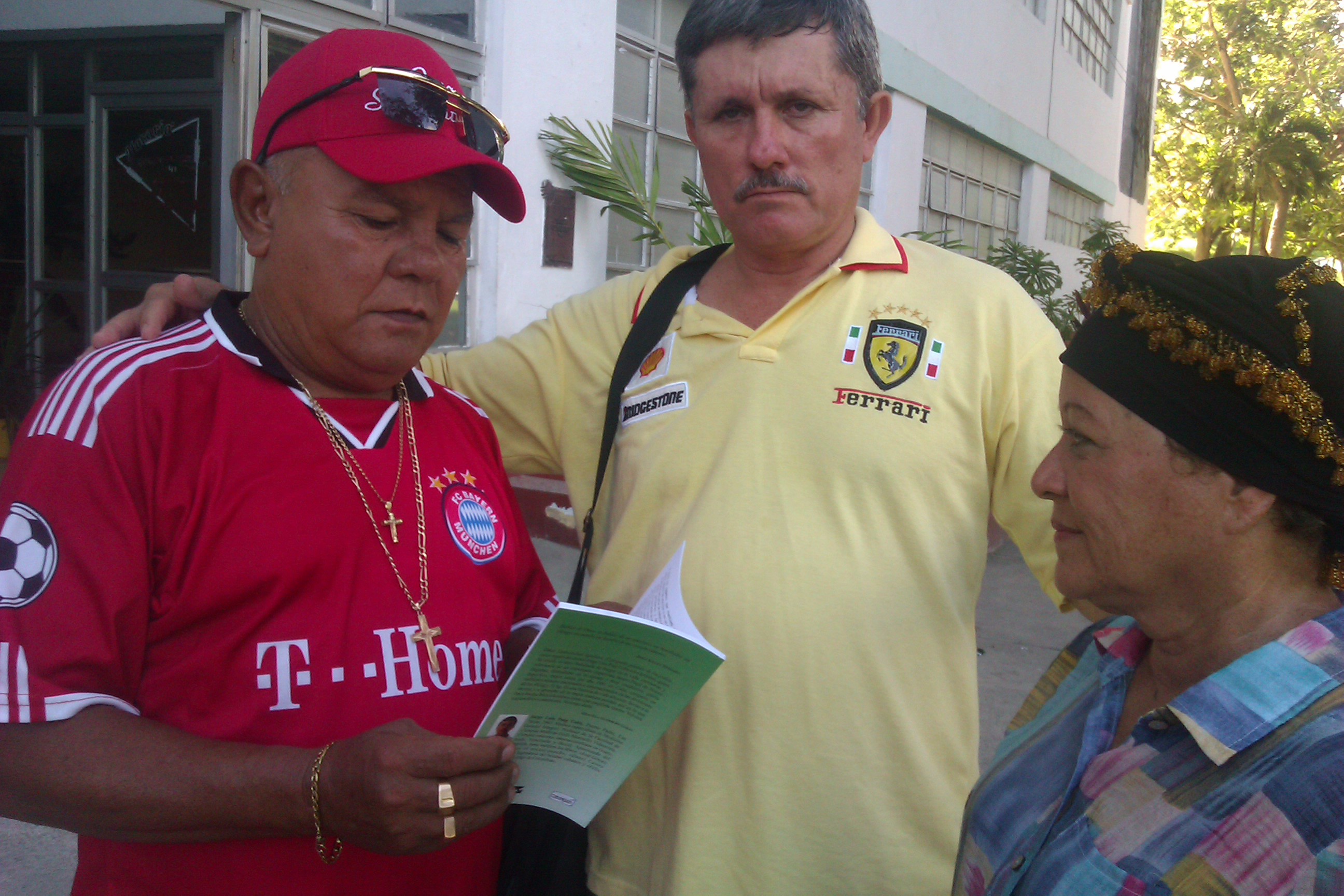 Santiesteban along with the author of the book