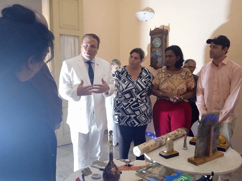 Cultura Embajador de Egipto en Cuba Visita al Museo Provincial Las Tunas 2023 8