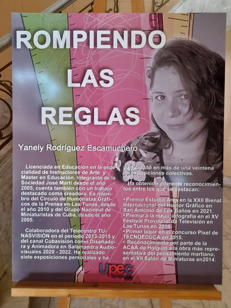 Cultura Yanely Rodríguez Escamuchero Upec Nacional Bienal Internacional del Humor San Antonio de los Baños 1