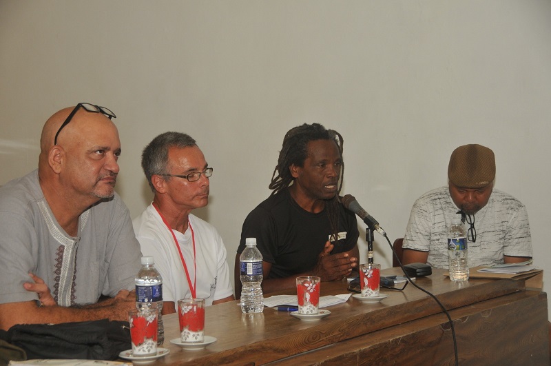 Cultura Feria del Libro Las Tunas 2023 Espacio teórico La literatura es un deporte de combate