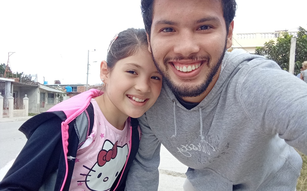 Trovador Jesús con su hija