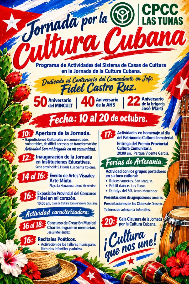 cartel de la jornada de la cultura 2026