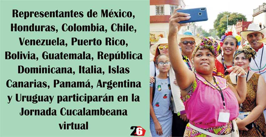 Representatives from some 18 countries participate in this online edition of the Cucalambeana Fiesta