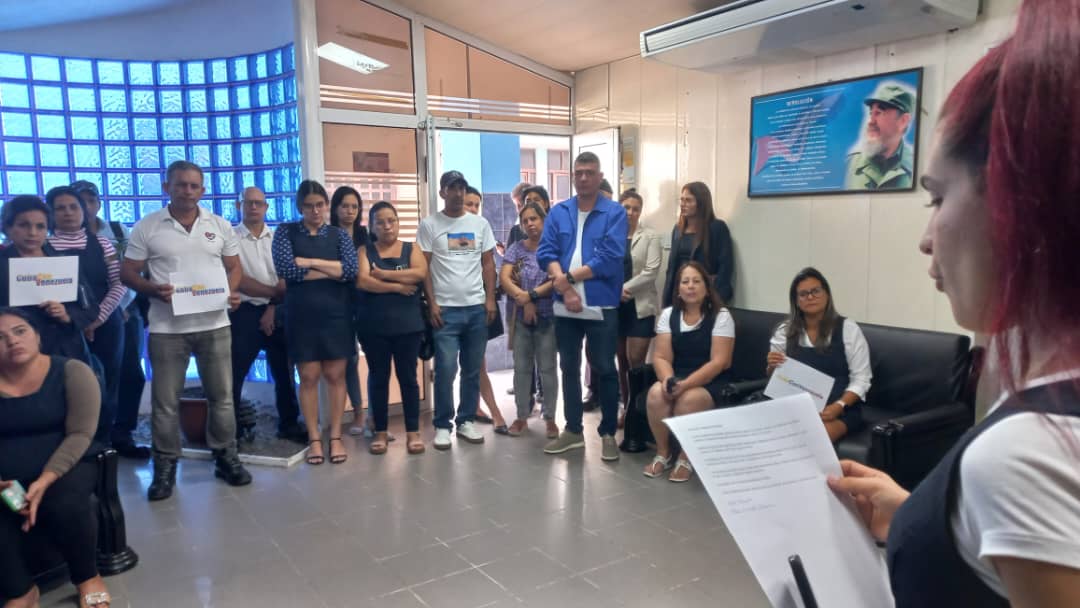 Mitin de etecsa por venezuela 1