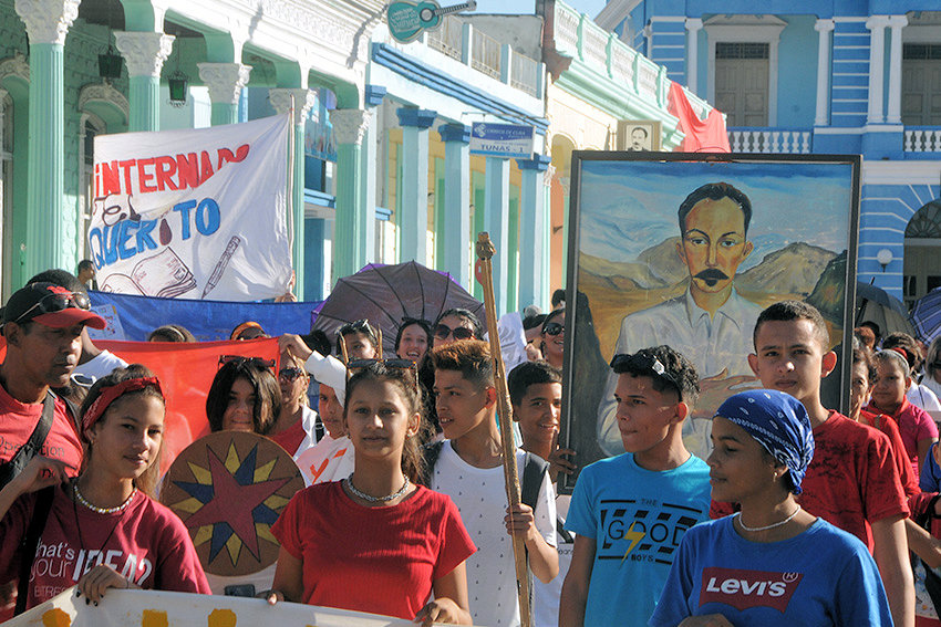 José Martí Pioneer Parade Las Tunas 2024.