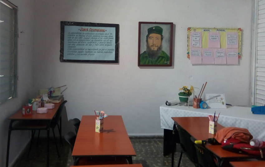 Classroom at the José Martí Pioneers Palace