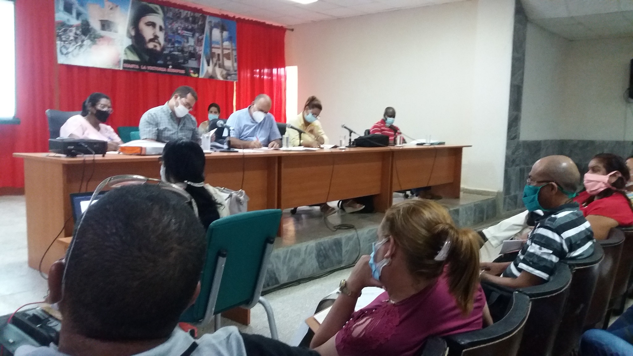 The Vice-minister Eugenio González Pérez and other officials checked the adopted strategies