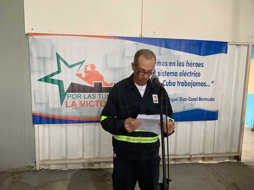 "Eléctricos" de Las Tunas contribuyen con la recuperación del sector en Santiago de Cuba.