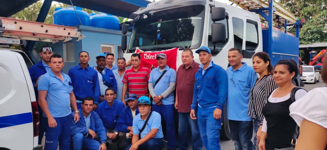 A brigade of 14 workers traveled to the westernmost Cuban province