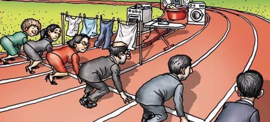 machismo carrera obstaculos