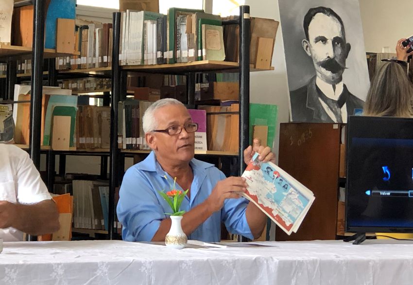 Ricardo Ávalos Avilés, the vice president of the Union of Historians of Cuba (UNHIC) in Las Tunas