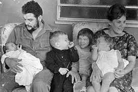 Che Guevara with his family