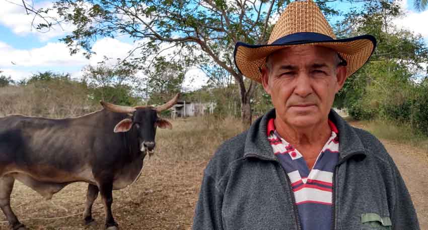 Campesino jobabense Juan Carlos Ávila