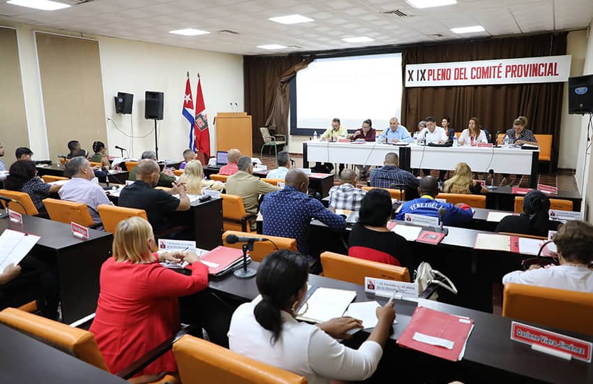 Provincial PCC plenary session in Las Tunas.